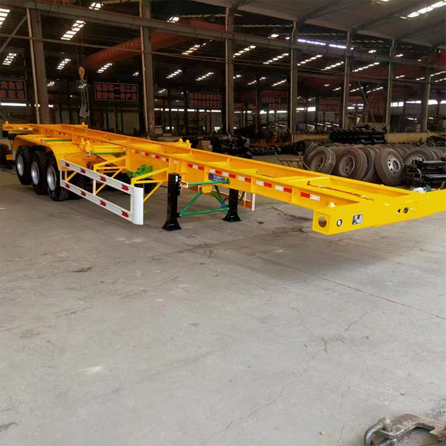 40 Fu&szlig; 45 Fu&szlig; Versand-Skelett-Container-Chassis-Sattelauflieger 