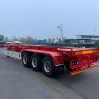 3-Achsen-40-Fu&szlig;-Container-Skelett-LKW-Sattelauflieger